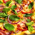 Ham 'n' cheese sheet pan pizza