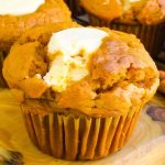 pumpkin cheesecake muffins